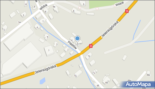 Piechowice, Piastów, 2, mapa Piechowice