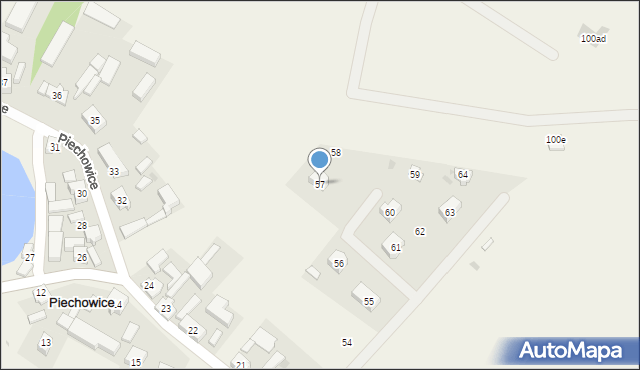 Piechowice, Piechowice, 57, mapa Piechowice