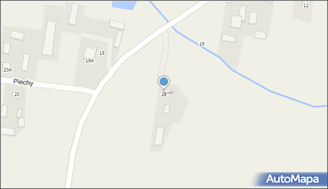 Piechy, Piechy, 18, mapa Piechy