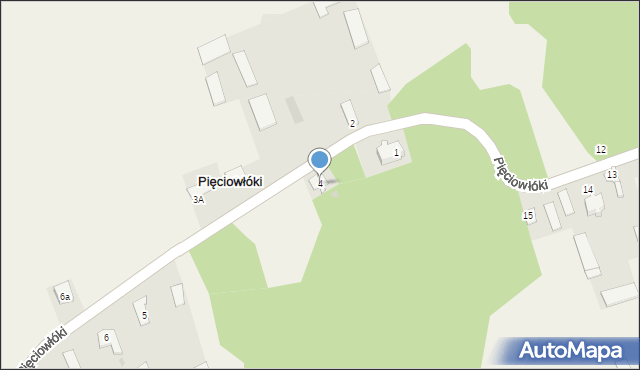 Pięciowłóki, Pięciowłóki, 4, mapa Pięciowłóki