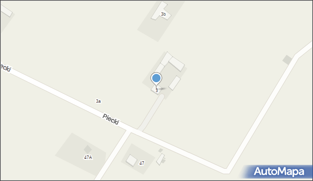 Piecki, Piecki, 3, mapa Piecki