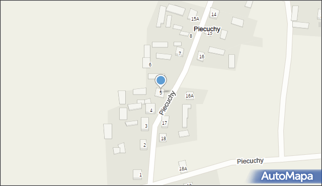 Piecuchy, Piecuchy, 5, mapa Piecuchy