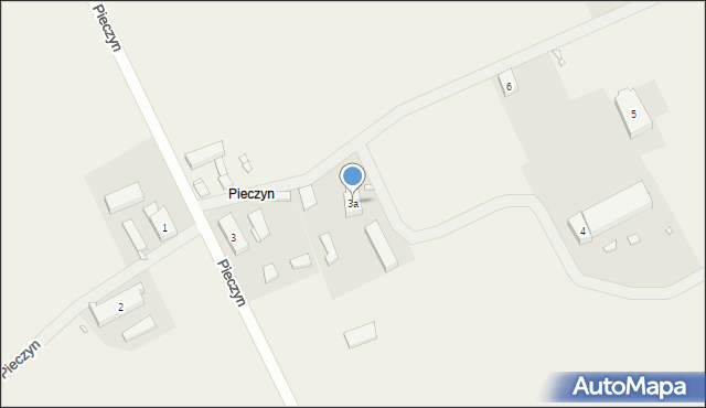 Pieczyn, Pieczyn, 3a, mapa Pieczyn