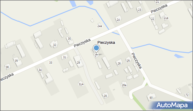 Pieczyska, Pieczyska, 27, mapa Pieczyska