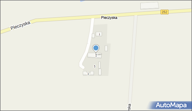 Pieczyska, Pieczyska, 2, mapa Pieczyska