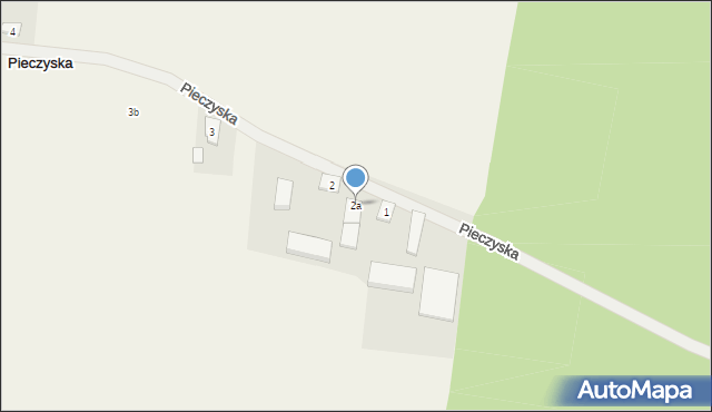 Pieczyska, Pieczyska, 2a, mapa Pieczyska