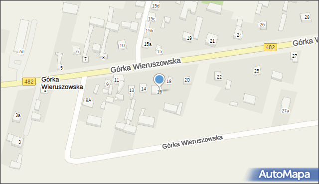 Pieczyska, Pieczyska, 16, mapa Pieczyska