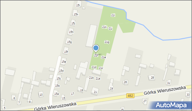 Pieczyska, Pieczyska, 21f, mapa Pieczyska