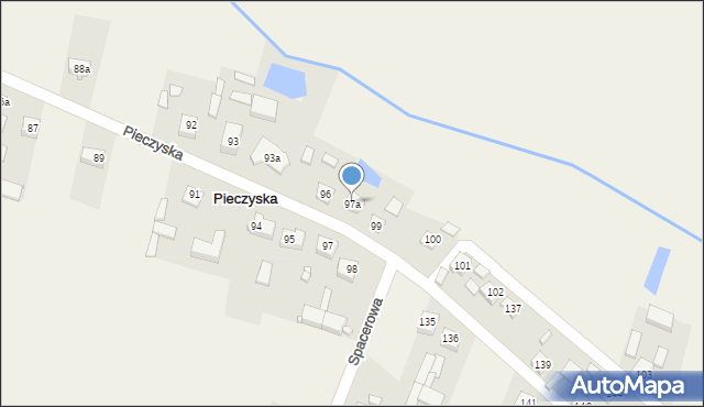 Pieczyska, Pieczyska, 97a, mapa Pieczyska