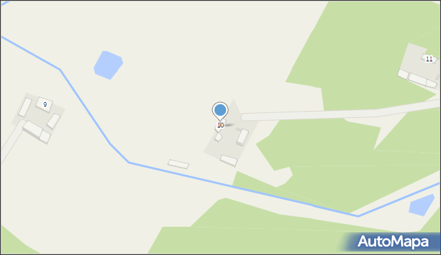 Piegonisko-Pustkowie, Piegonisko-Pustkowie, 10, mapa Piegonisko-Pustkowie