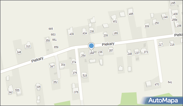 Piekary, Piekary, 144, mapa Piekary