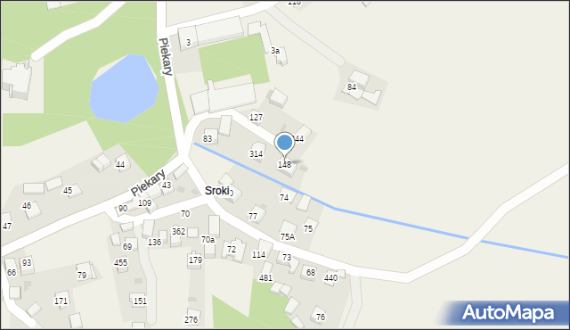 Piekary, Piekary, 148, mapa Piekary