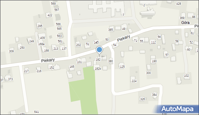 Piekary, Piekary, 182a, mapa Piekary
