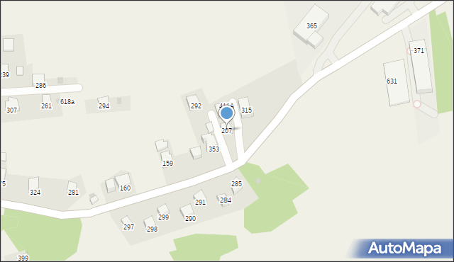 Piekary, Piekary, 207, mapa Piekary