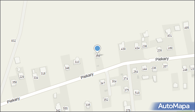 Piekary, Piekary, 359, mapa Piekary