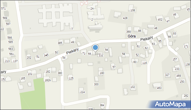 Piekary, Piekary, 377, mapa Piekary