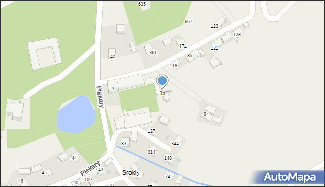 Piekary, Piekary, 3a, mapa Piekary