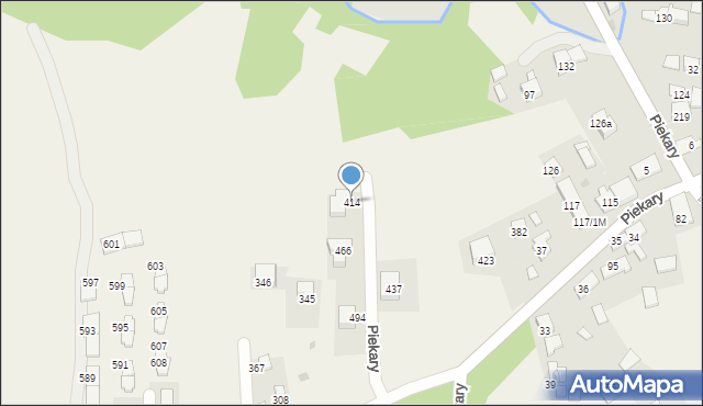 Piekary, Piekary, 414, mapa Piekary