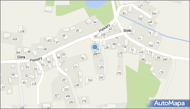 Piekary, Piekary, 455, mapa Piekary