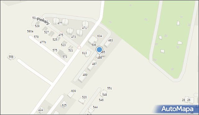 Piekary, Piekary, 486, mapa Piekary