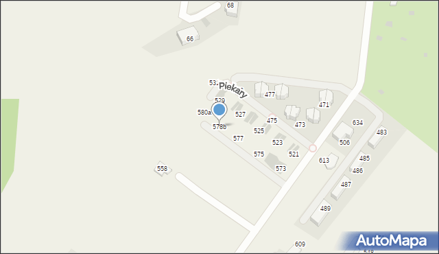 Piekary, Piekary, 578b, mapa Piekary