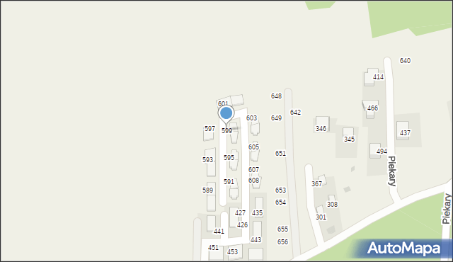 Piekary, Piekary, 599, mapa Piekary