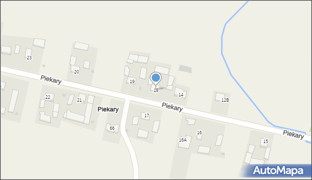 Piekary, Piekary, 18, mapa Piekary