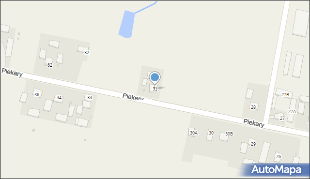 Piekary, Piekary, 31, mapa Piekary