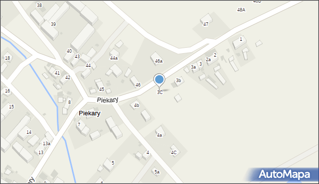 Piekary, Piekary, 3C, mapa Piekary