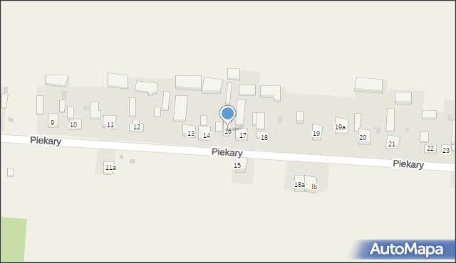 Piekary, Piekary, 16, mapa Piekary