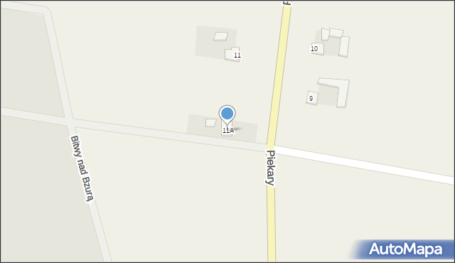 Piekary, Piekary, 11A, mapa Piekary