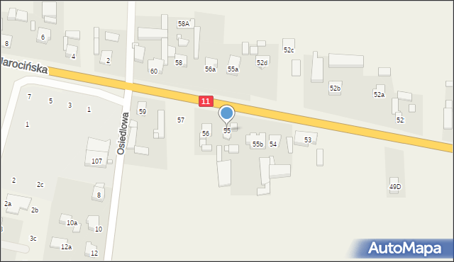 Piekarzew, Piekarzew, 55, mapa Piekarzew