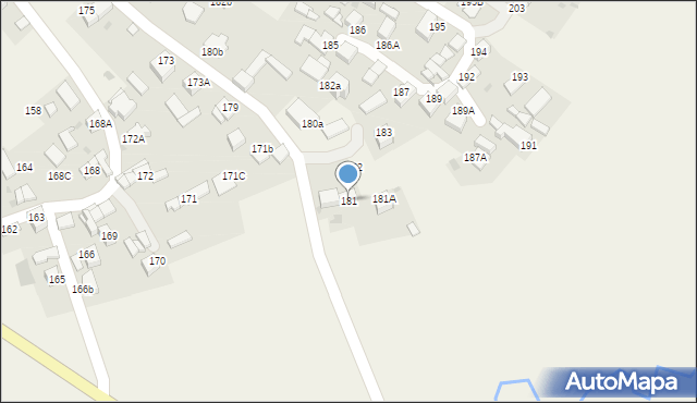 Piekielnik, Piekielnik, 181, mapa Piekielnik