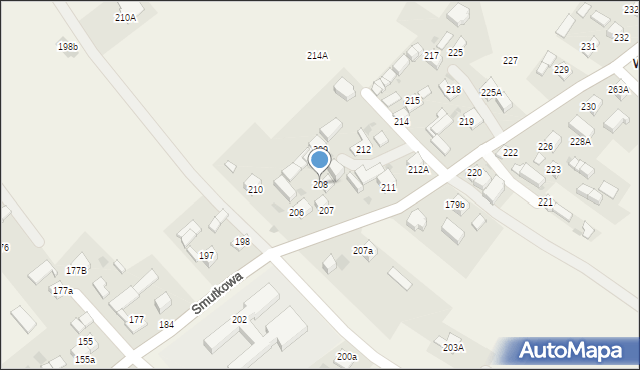 Piekielnik, Piekielnik, 208, mapa Piekielnik