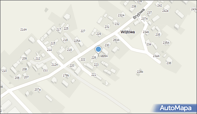 Piekielnik, Piekielnik, 228, mapa Piekielnik