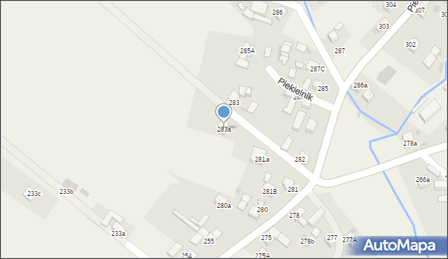 Piekielnik, Piekielnik, 283a, mapa Piekielnik