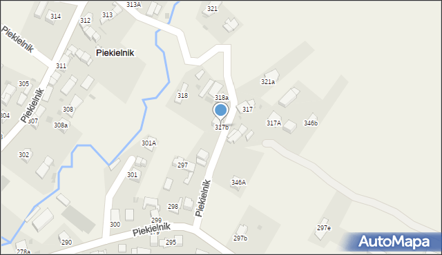 Piekielnik, Piekielnik, 317b, mapa Piekielnik
