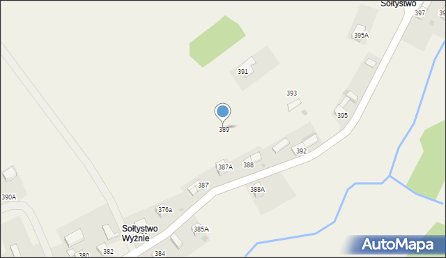 Piekielnik, Piekielnik, 389, mapa Piekielnik