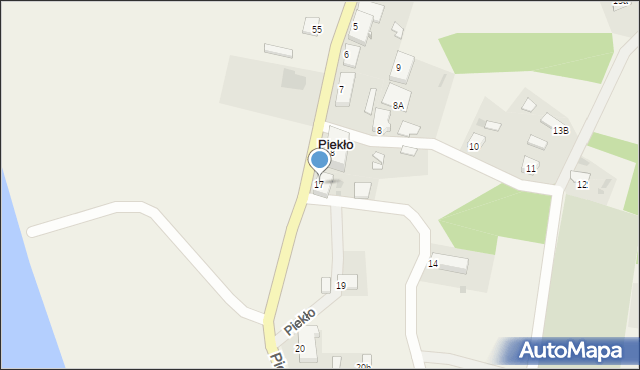 Piekło, Piekło, 17, mapa Piekło
