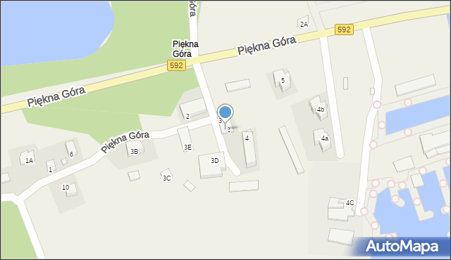Piękna Góra, Piękna Góra, 3/2, mapa Piękna Góra