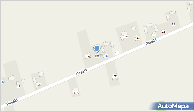 Pielaki, Pielaki, 16a, mapa Pielaki