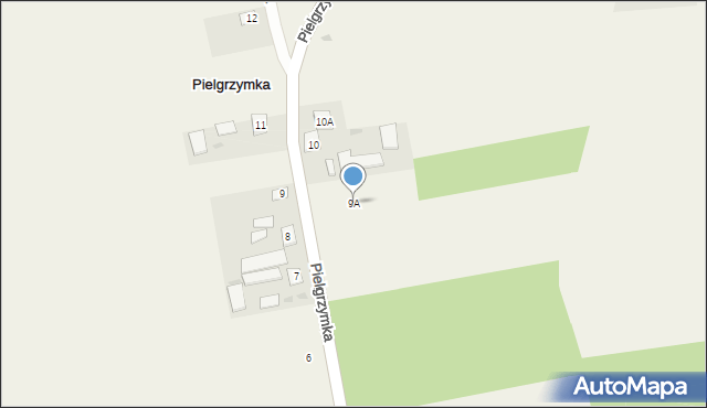 Pielgrzymka, Pielgrzymka, 9A, mapa Pielgrzymka