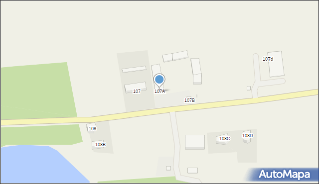 Pielgrzymka, Pielgrzymka, 107A, mapa Pielgrzymka