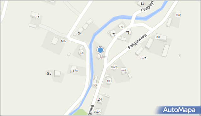 Pielgrzymka, Pielgrzymka, 71, mapa Pielgrzymka
