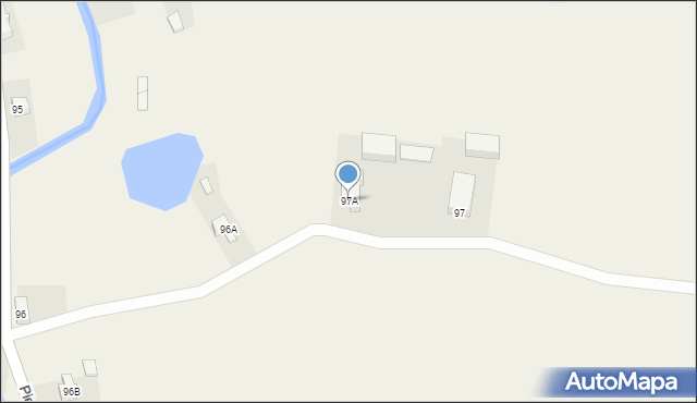 Pielgrzymka, Pielgrzymka, 97A, mapa Pielgrzymka