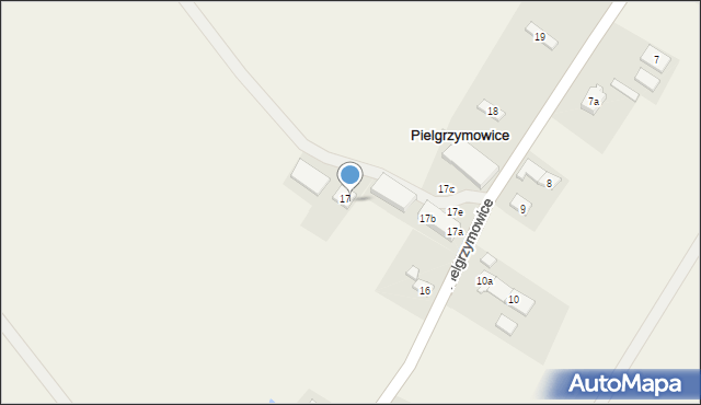 Pielgrzymowice, Pielgrzymowice, 17b, mapa Pielgrzymowice