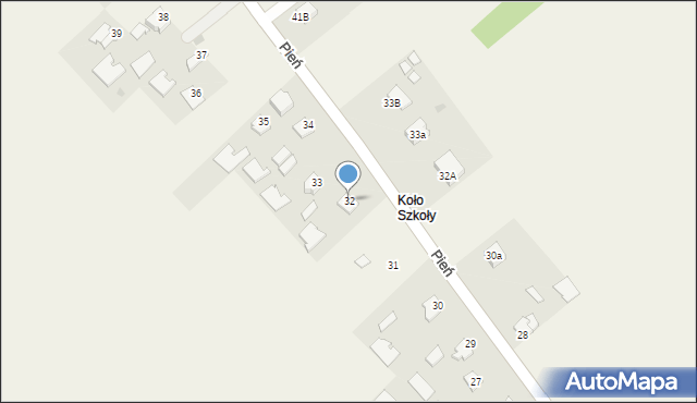 Pień, Pień, 32, mapa Pień