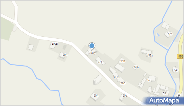 Pieniążkowice, Pieniążkowice, 100A, mapa Pieniążkowice
