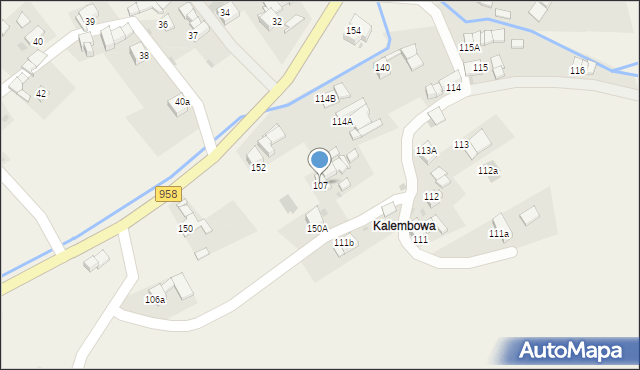 Pieniążkowice, Pieniążkowice, 107, mapa Pieniążkowice