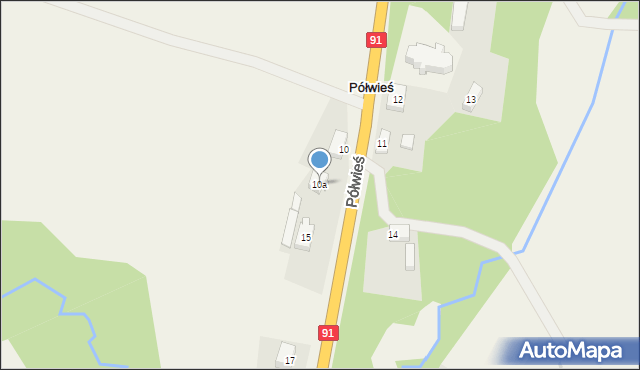 Pieniążkowo, Pieniążkowo, 10a, mapa Pieniążkowo